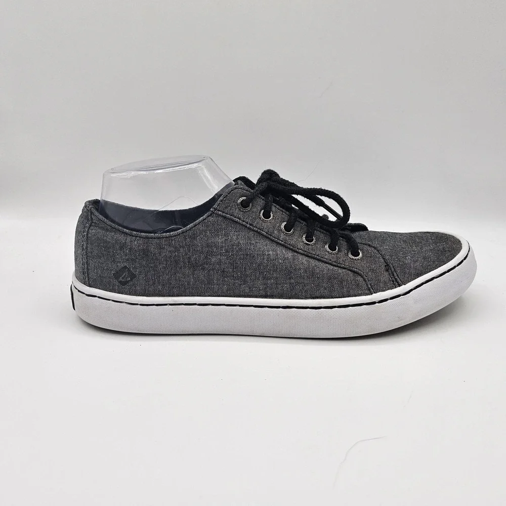 Sperry Top-Sider Shoes‎ Mens Size 9.5 Gray Casual Lace Up Memory Foam